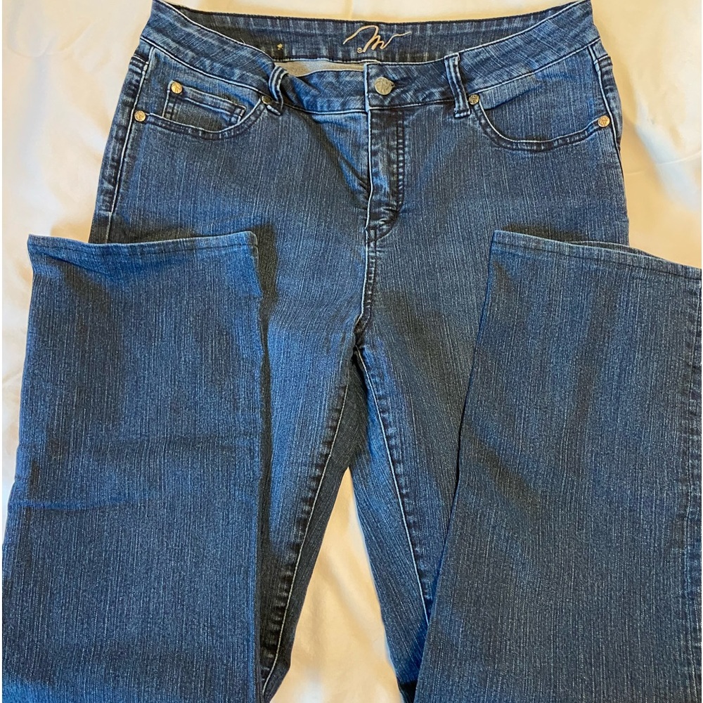 Miraclebody blue straight leg jeans 12